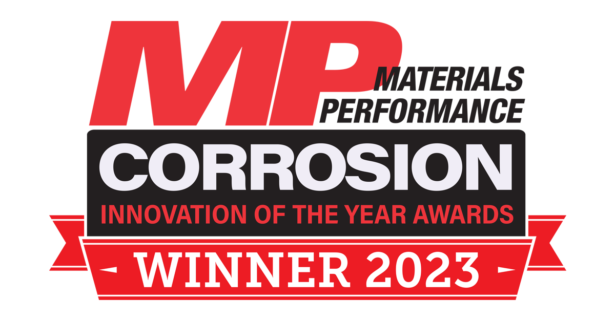 Winner of Materials Performance Corrosion Innovation of the Year Award 2023